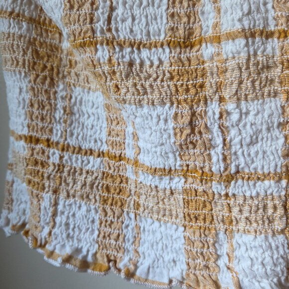 LIKE NEW AMERICAN EAGLE SMOCKER HALTER CROP TOP SIZE XL - Picture 4 of 12